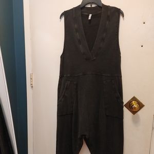 Free People sleeveless overalls